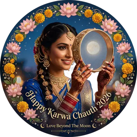 happy karwa chauth 2026 stylish text png - Happy Karwa Chauth 2026