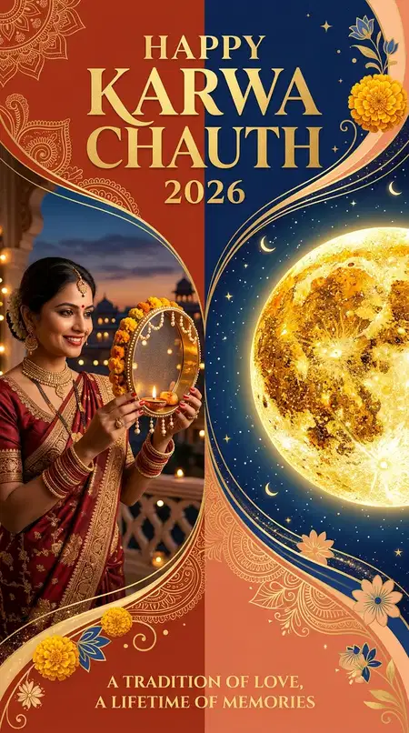 happy karwa chauth 2026 traditional indian festival - Happy Karwa Chauth 2026