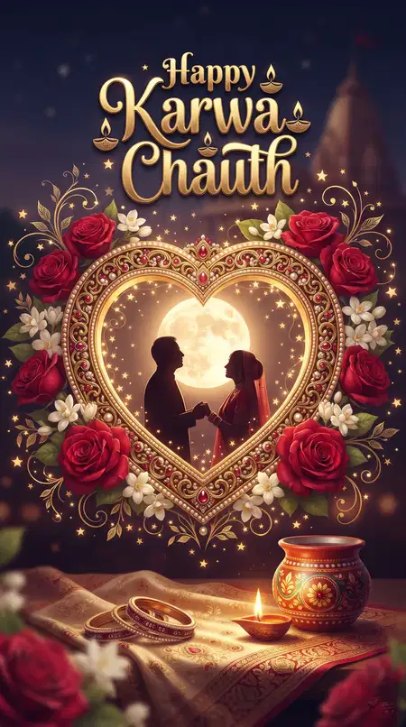 happy karwa chauth heart touching hindi shayari