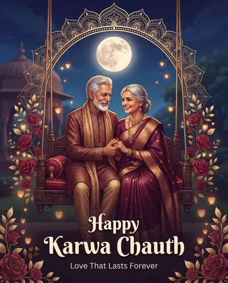 happy karwa chauth heart touching husband wife greetings