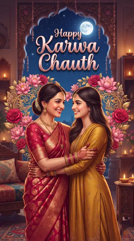 happy karwa chauth instagram reels cover