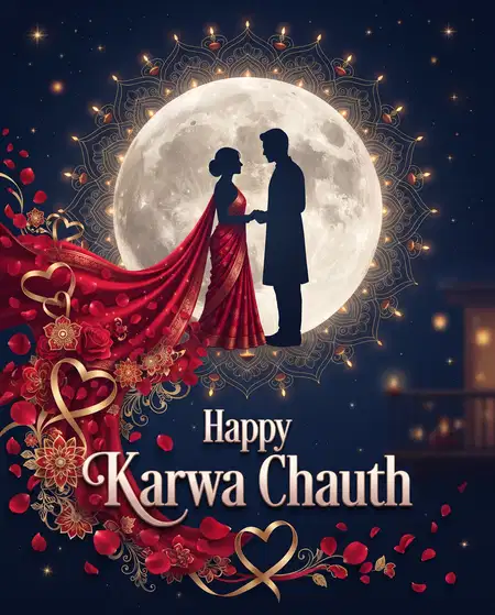 happy karwa chauth romantic wishes for whatsapp status - Happy Karwa Chauth Wishes For Social Media