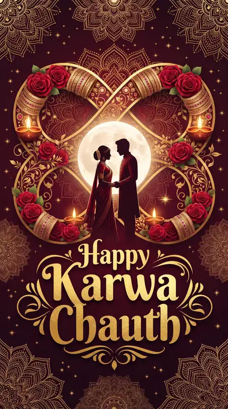 happy karwa chauth short romantic quotes - Happy Karwa Chauth Wishes For Social Media