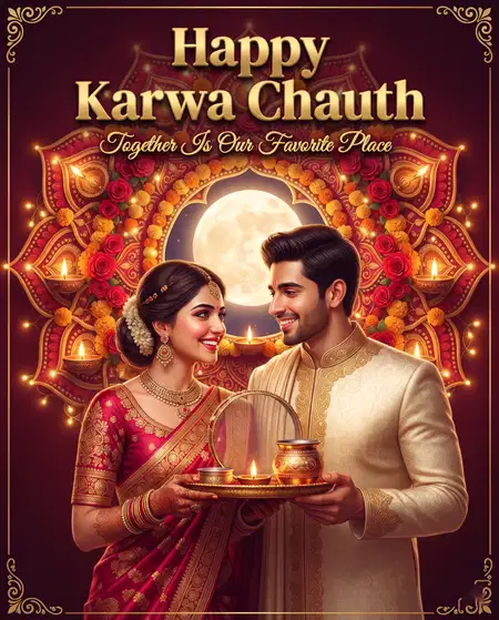 happy karwa chauth whatsapp status for husband - Happy Karwa Chauth Wishes For Social Media