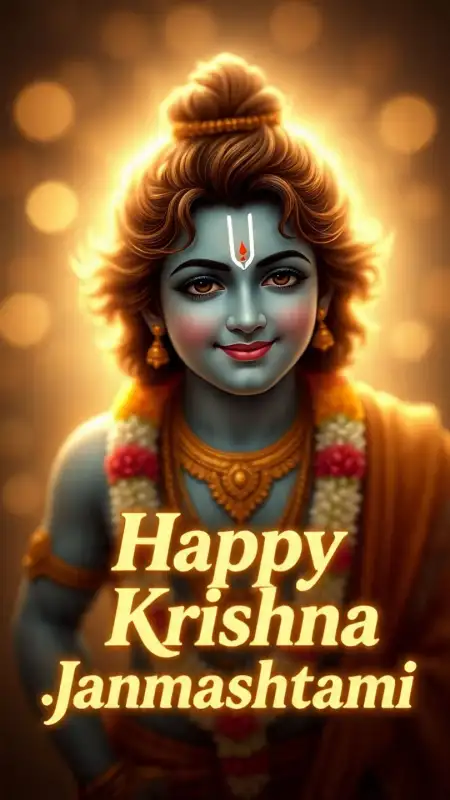 Happy Krishna Janmashtami 2025 Devotional Quotes - Free Janmashtami 2025 Download