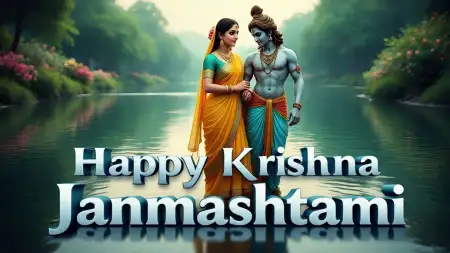 Happy Krishna Janmashtami 2025 Greeting Card Design Free - Free Janmashtami 2025 Download