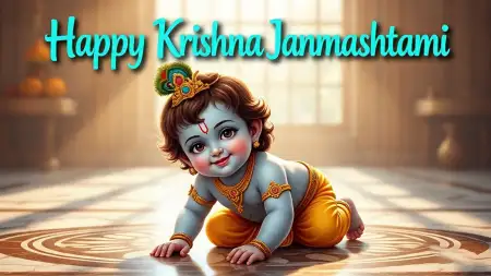 Happy Krishna Janmashtami 2025 Hd Images In Hindi - Free Janmashtami 2025 Download