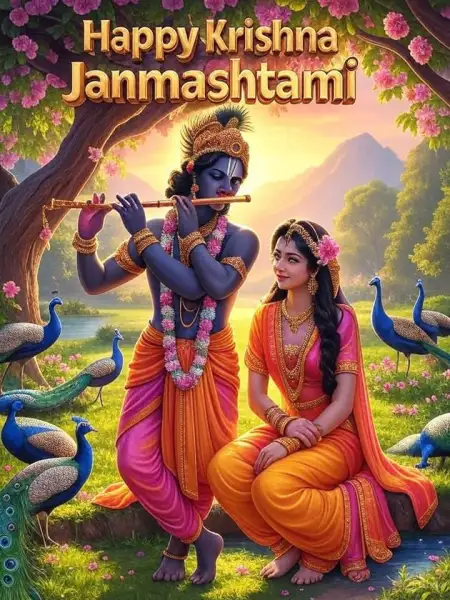 Happy Krishna Janmashtami 2025 Hd Wallpaper - Free Janmashtami 2025 Download