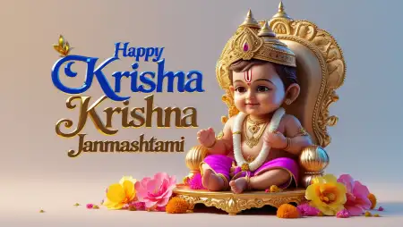 Happy Krishna Janmashtami 2025 Instagram Story Background - Free Janmashtami 2025 Download
