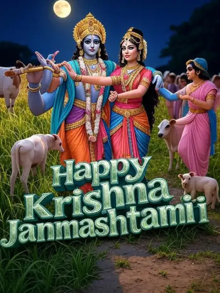 Happy Krishna Janmashtami 2025 Quotes For Instagram - Free Janmashtami 2025 Download