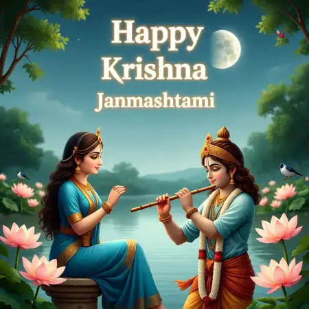 Happy Krishna Janmashtami 2025 Radha Krishna Photo Hd - Free Janmashtami 2025 Download