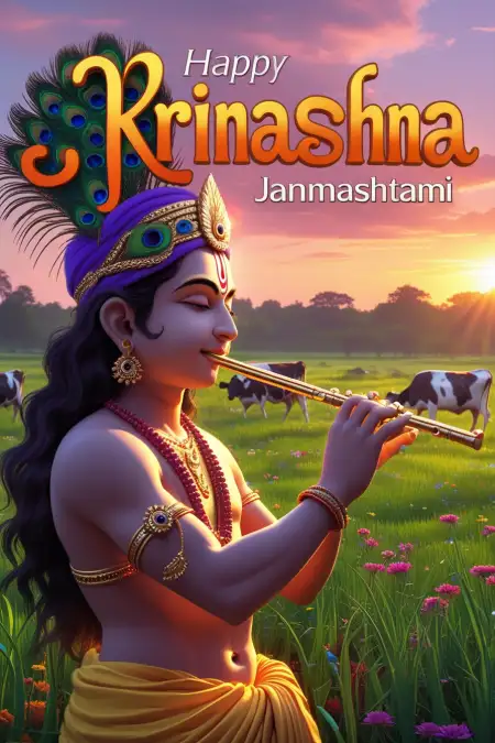 Happy Krishna Janmashtami 2025 Rangoli Design Ideas - Free Janmashtami 2025 Download