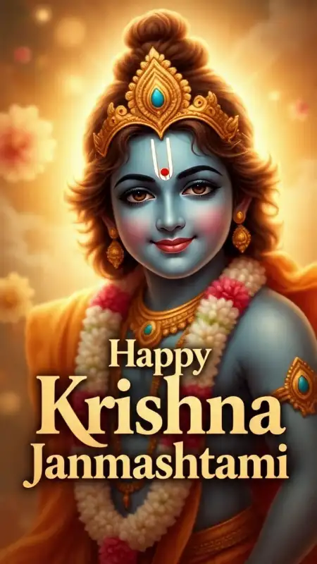 Happy Krishna Janmashtami 2025 Wishes And Messages - Free Janmashtami 2025 Download