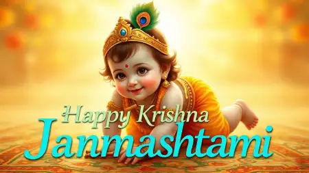 Happy Krishna Janmashtami 2025 Wishes For Friends - Free Janmashtami 2025 Download