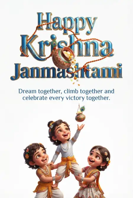 Free Happy Krishna Janmashtami 2026 Celebration Images Background Image Download