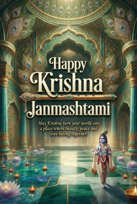 Free Happy Krishna Janmashtami 2026 Free Download Background Image Download