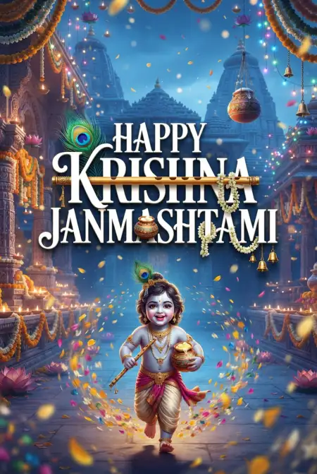 Free Happy Krishna Janmashtami 2026 Hd Images Free Download Background Image Download