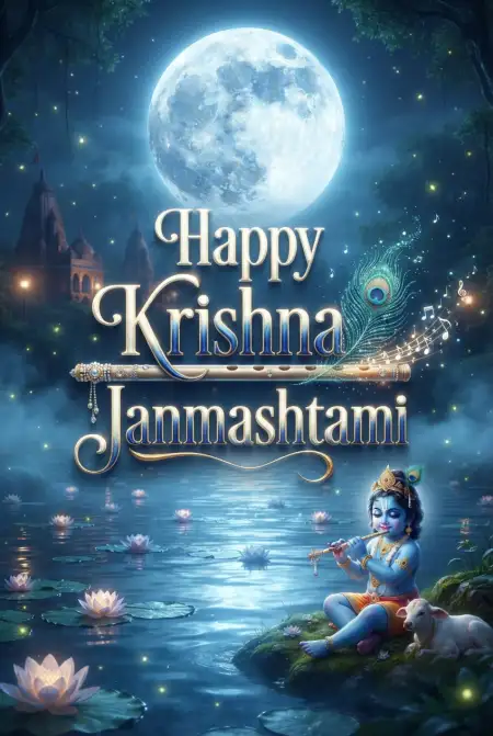 Free Happy Krishna Janmashtami 2026 Images Free Download Background Image Download