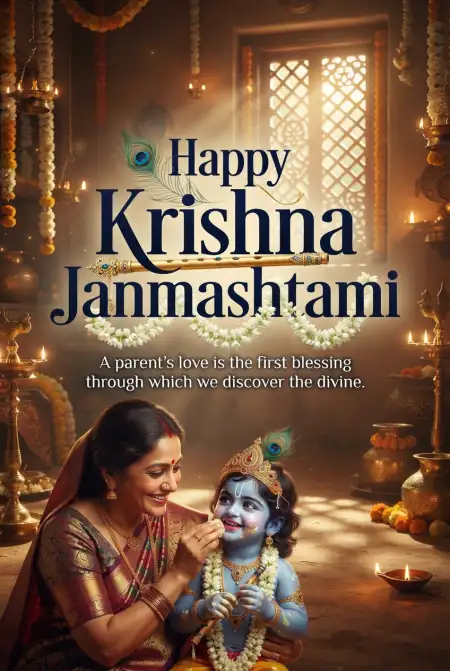 Free Happy Krishna Janmashtami 2026 Latest Images Background Image Download