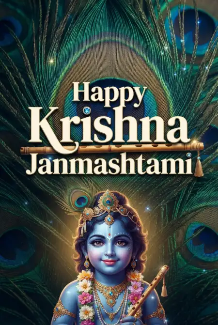 Free Happy Krishna Janmashtami 2026 Photos Background Image Download