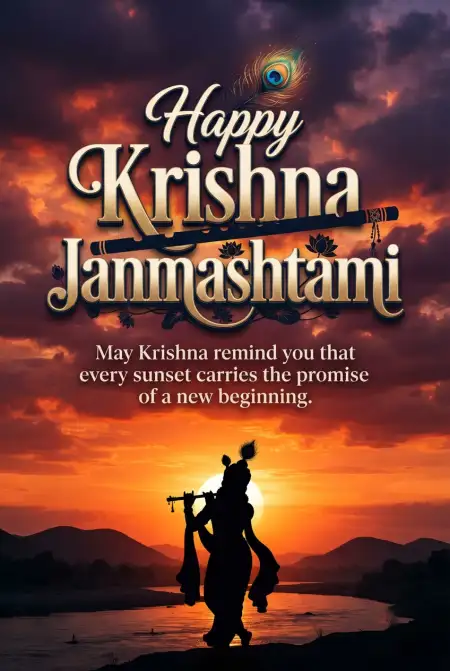 happy krishna janmashtami 2026 wishes for wife