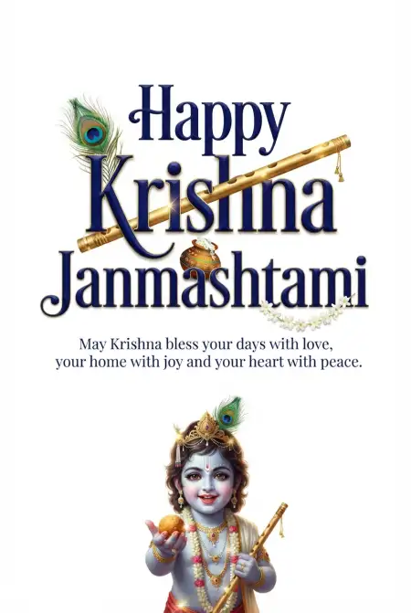 happy krishna janmashtami 2026 wishes with quotes