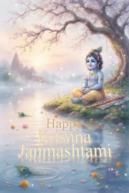 Happy Krishna Janmashtami Greetings For Friends - Free Happy Krishna Janmashtami Greetings Download