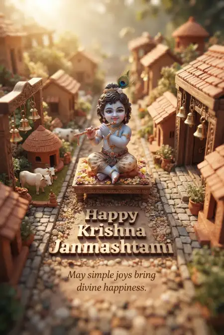 Happy Krishna Janmashtami Greetings For Instagram 2 - Free Happy Krishna Janmashtami Greetings Download