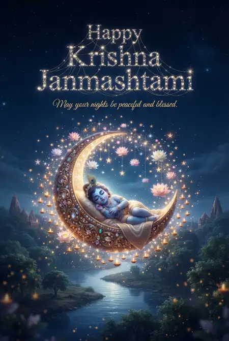 Happy Krishna Janmashtami Greetings For Janmashtami Celebration - Free Happy Krishna Janmashtami Greetings Download