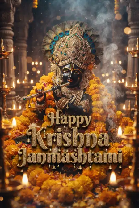 Happy Krishna Janmashtami Greetings For Whatsapp - Free Happy Krishna Janmashtami Greetings Download