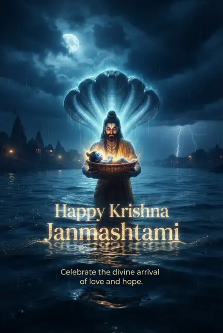 Happy Krishna Janmashtami Greetings Viral Images - Free Happy Krishna Janmashtami Greetings Download