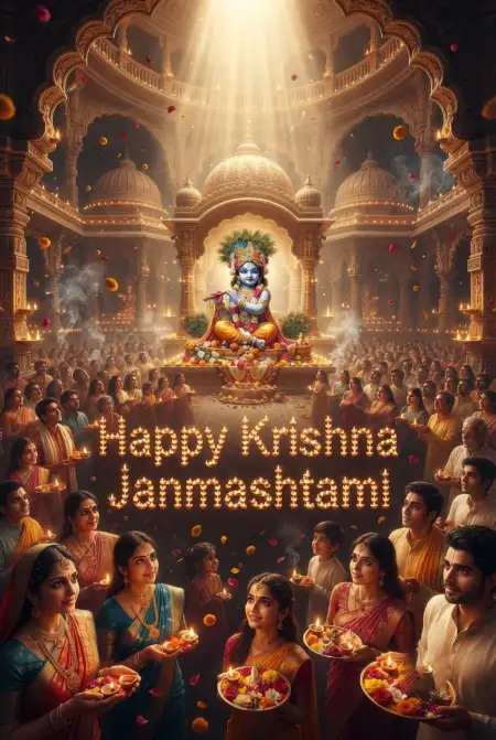 Happy Krishna Janmashtami Greetings - Free Happy Krishna Janmashtami Greetings Download