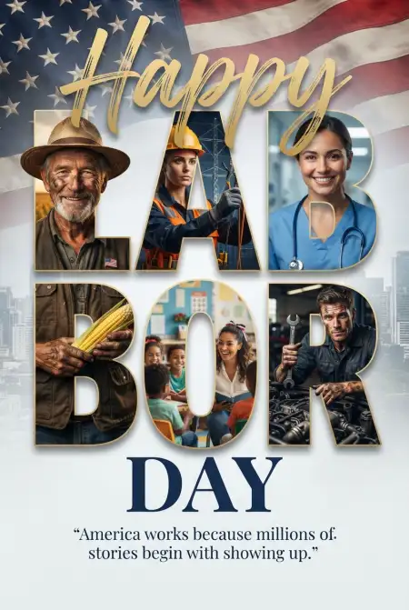 Happy Labor Day Usa 2026 Short Wishes - Free Happy Labor Day Usa 2026 Download