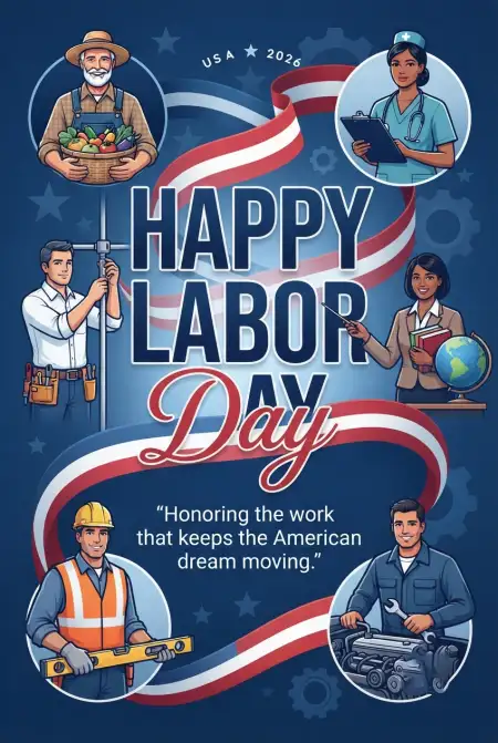 Happy Labor Day Usa 2026 Wishes For Employees - Free Happy Labor Day Usa 2026 Download
