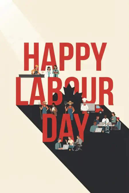 Happy Labour Day 2026 Canada Greeting Images For Social Media - Free Happy Labour Day Canada 2026 Download