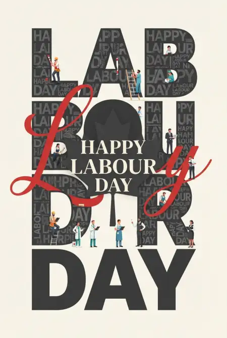 Happy Labour Day Canada 2026 Facebook Post Design - Free Happy Labour Day Canada 2026 Download