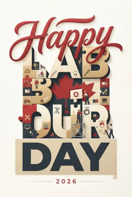 Happy Labour Day Canada 2026 Facebook Status Images - Free Happy Labour Day Canada 2026 Download