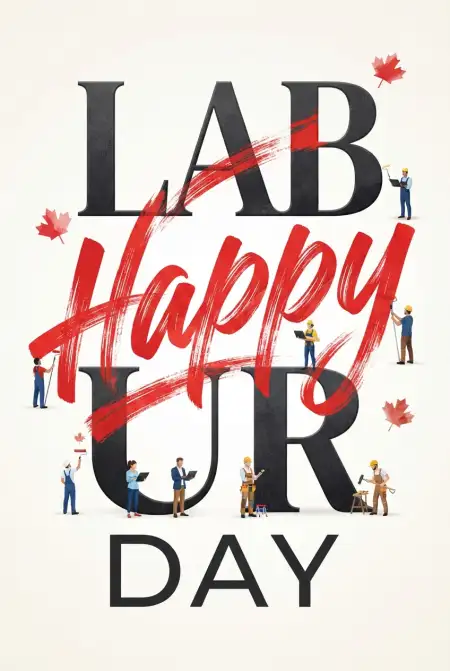 Happy Labour Day Canada 2026 Greetings For Business - Free Happy Labour Day Canada 2026 Download
