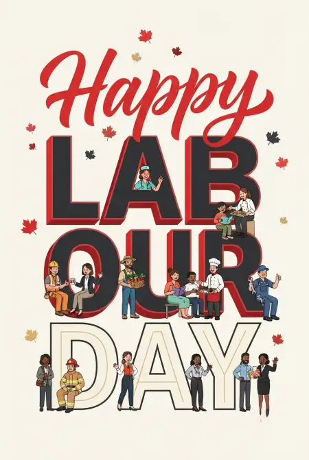 Happy Labour Day Canada 2026 Greetings - Free Happy Labour Day Canada 2026 Download