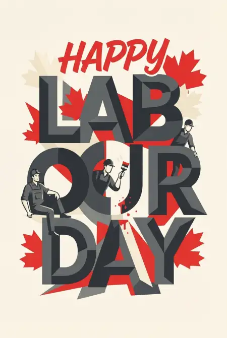 Happy Labour Day Canada 2026 Shareable Images - Free Happy Labour Day Canada 2026 Download