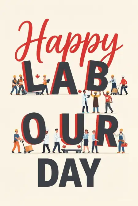 Happy Labour Day Canada 2026 Transparent Png - Free Happy Labour Day Canada 2026 Download