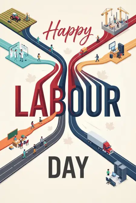Happy Labour Day Canada 2026 Wishes Images - Free Happy Labour Day Canada 2026 Download
