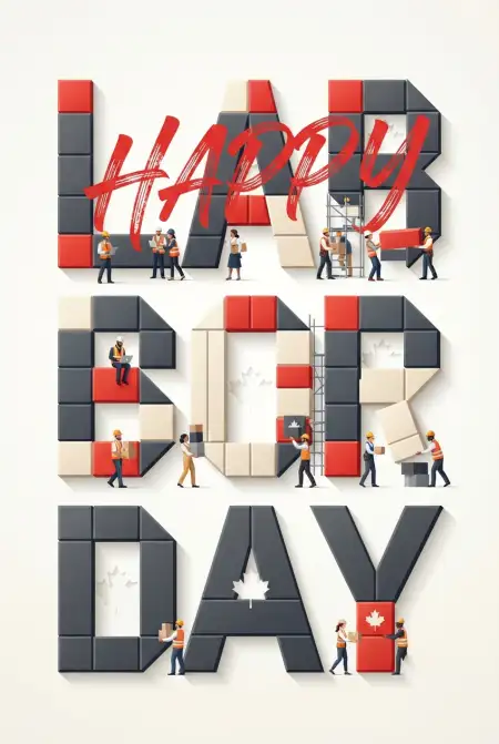 Happy Labour Day September 7 2026 Canada Images - Free Happy Labour Day Canada 2026 Download