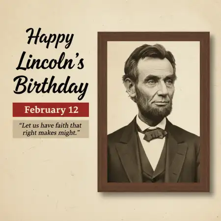 Happy Lincolns Birthday Greetings - Free Happy Lincolns Birthday Download