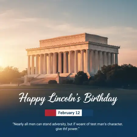 Happy Lincolns Birthday Message - Free Happy Lincolns Birthday Download