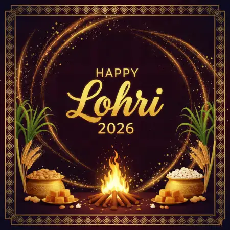 Happy Lohri 2026 Greetings For Whatsapp - Free Happy Lohri 2026 Download