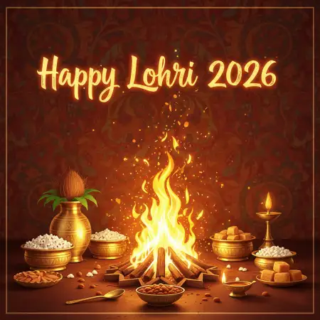 Happy Lohri 2026 Greetings Hd Images - Free Happy Lohri 2026 Download