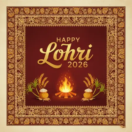 Happy Lohri 2026 Greetings Images - Free Happy Lohri 2026 Download