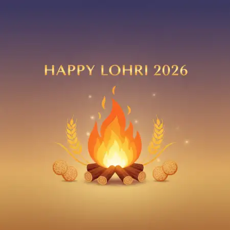 happy lohri 2026 hd wallpaper