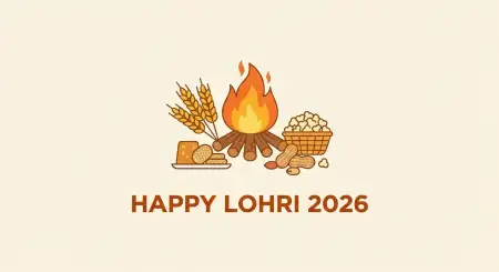 Free Happy Lohri 2026 Instagram Caption Background Download